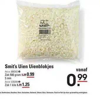 Sligro Smit's Uien Uienblokjes aanbieding