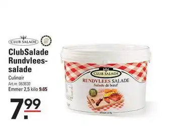 Sligro ClubSalade Rundvleessalade aanbieding