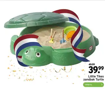 GAMMA Little tikes zandbak turtle aanbieding