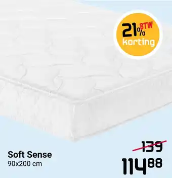 Beddenreus Soft sense 90x200 cm aanbieding