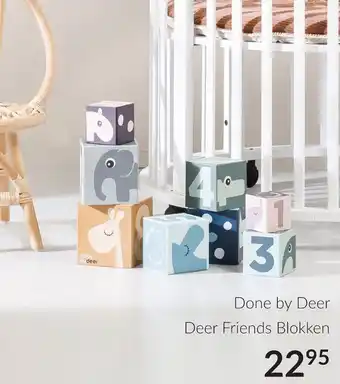 Babypark Deer friends blokken aanbieding