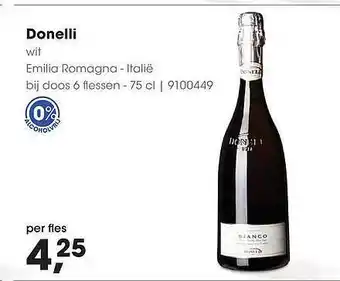 HANOS Donelli wit emilia romagna - italië aanbieding