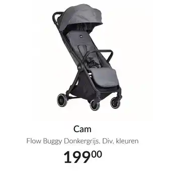 Babypark Flow buggy donkergrijs aanbieding