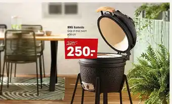 Kwantum BBQ kamado grijs of mat zwart ø38 Cm aanbieding