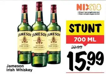 Vomar Voordeelmarkt Jameson Irish Whiskey aanbieding