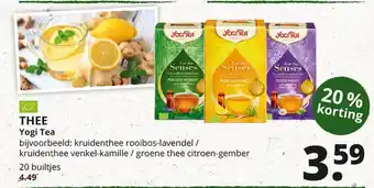 Natuurwinkel Thee yogi tea 20% Korting aanbieding