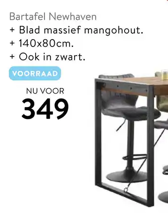 Profijt Meubel Bartafel newhaven aanbieding