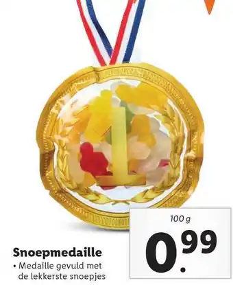 Lidl Snoepmedaille aanbieding