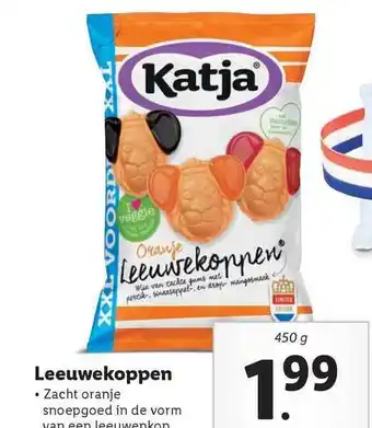 Lidl Katja leeuwekoppen aanbieding