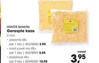 HANOS Hanos selektie geraspte kaas aanbieding