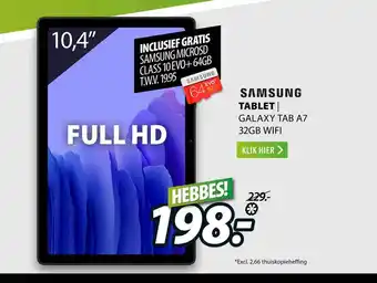 Expert Samsung tablet | galaxy tab A7 32gb Wifi aanbieding