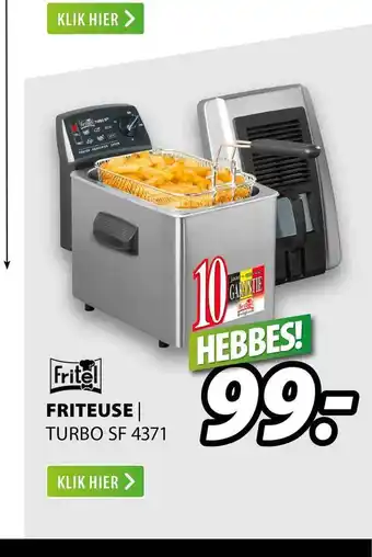 Expert Fritel friteuse | turbo sf 4371 aanbieding