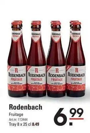 Sligro Rodenbach fruitage aanbieding