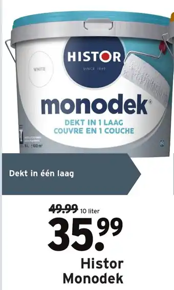 GAMMA Histor monodek 10L aanbieding