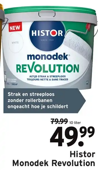 GAMMA Histor monodek Revolution 10L aanbieding