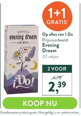 Holland & Barrett I Do, Evening Dream aanbieding