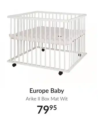 Babypark Arike II box mat wit aanbieding