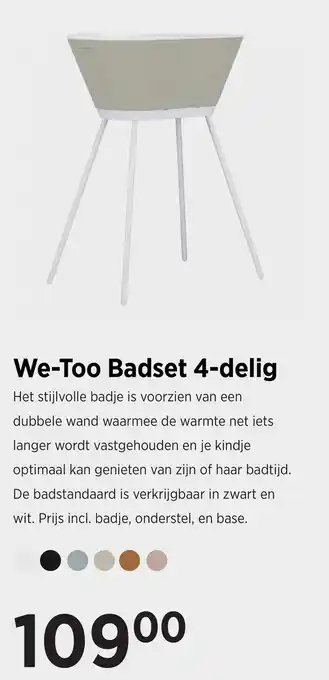 Babypark We-too badset 4-delig aanbieding