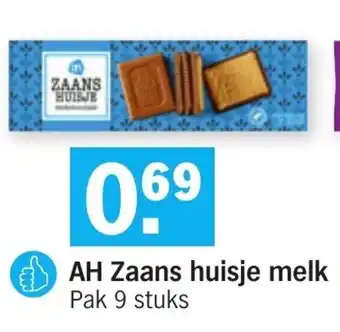 Albert Heijn AH Zaans huisje melk aanbieding