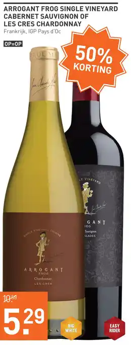 Gall & Gall Arrogant Frog Les Cres Chardonnay 75CL Wijn aanbieding