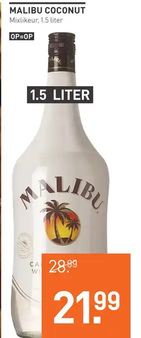 Gall & Gall Malibu Coconut 150CL Mixen 1.5liter aanbieding