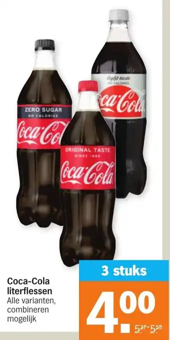 Albert Heijn Coca-Cola 3*1L aanbieding