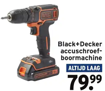 GAMMA Black+Decker Accuschroefboormachine 18V aanbieding