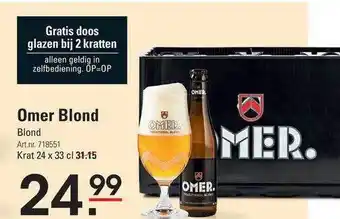 Sligro Omer Blond aanbieding