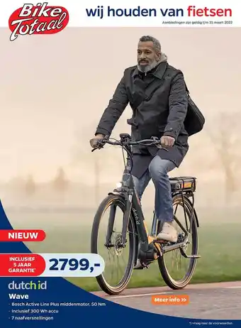 Bike Totaal Dutch Id Wave Fiets aanbieding