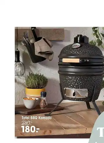 Kwantum Tafel BBQ Kamado aanbieding