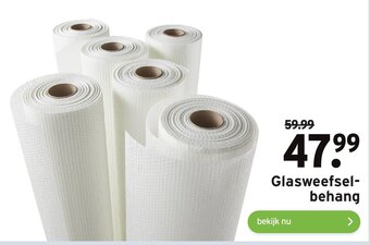 GAMMA Glasweefselbehang aanbieding