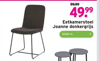 GAMMA Eetkamerstoel Joanne donkegrijs aanbieding