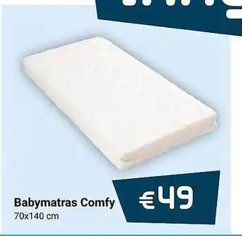 Beddenreus Babymatras Comfy aanbieding