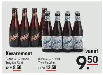 Sligro Kwaremont aanbieding