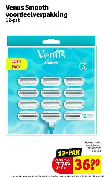 Kruidvat Venus Smooth Voordeelverpakking aanbieding