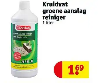 Kruidvat Kruidvat Groene Aanslag Reiniger aanbieding