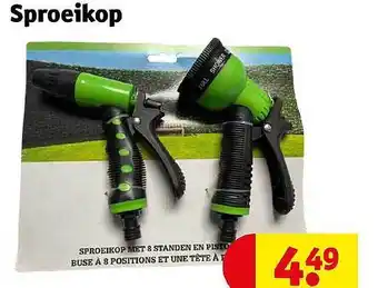 Kruidvat Sproeikop aanbieding