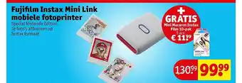 Kruidvat Fujifilm Instax Mini Link Mobiele Fotoprinter aanbieding