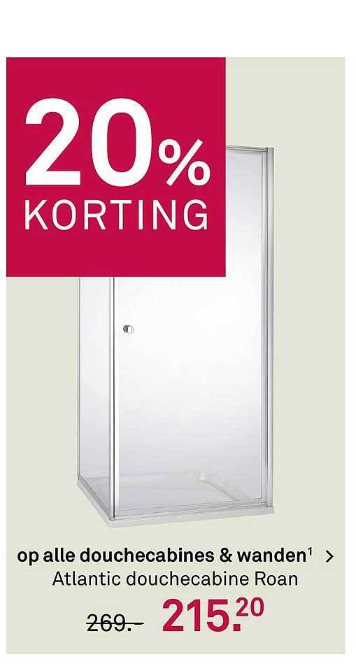 Op Alle Douchecabines & Wanden¹ > Atlantic Douchecabine Roan 20