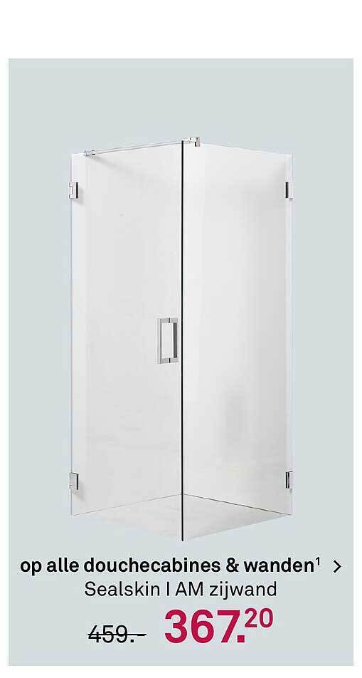 Op Alle Douchecabines & Wanden¹ > Sealskin I Am Zijwand aanbieding bij