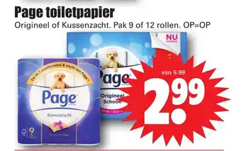 Dirk Page toiletpapier 9 of 12 rollen aanbieding