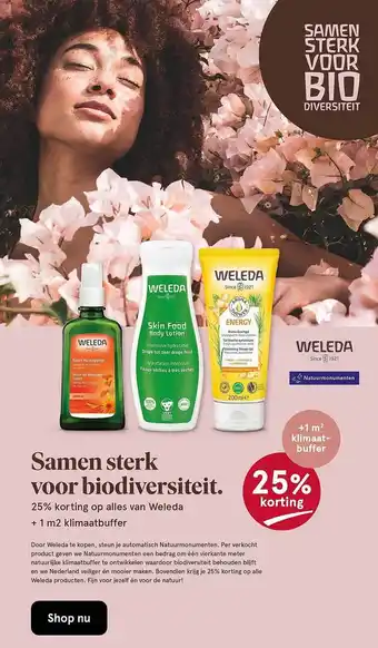 Etos 25% Korting Op Alles Van Weleda aanbieding