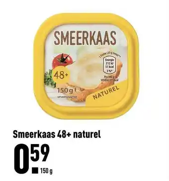 ALDI Smeerkaas 48+ Naturel aanbieding