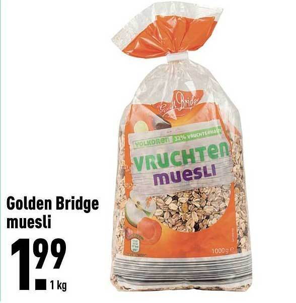 Golden Bridge Muesli aanbieding bij ALDI