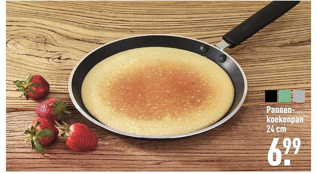Inovra ® Crepe- en Pannenkoekenpan met Geïsoleerde Handgrepen voor