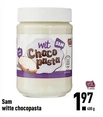 ALDI Sam Witte Chocopasta aanbieding