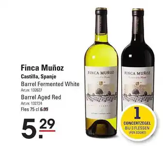 Sligro Finca Munoz Castilla, Spanje Barrel Fermented White aanbieding