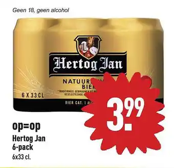 ALDI Hertog Jan 6-Pack aanbieding