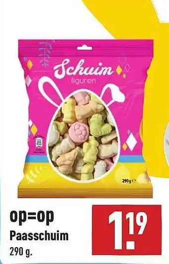 ALDI Paasschuim aanbieding