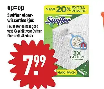 ALDI Swiffer Vloerwisserdoekjes aanbieding